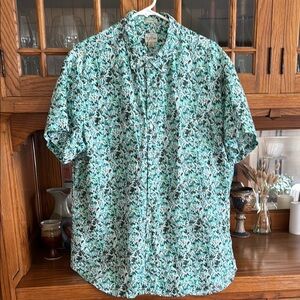 J. Crew Linen Casual Button Down Shirt XL